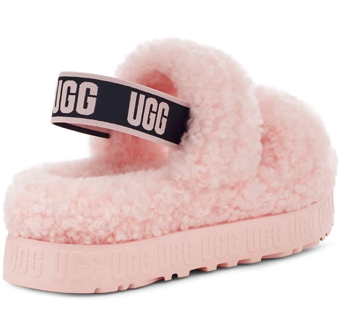 新品未使用】UGG Fluff Yeah Slide ピンク もこもこ 未使用品 UGG アグ