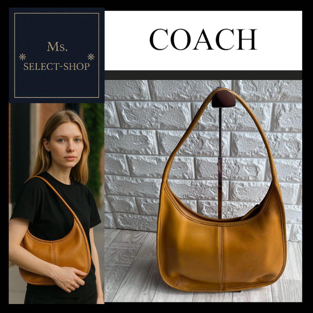 希少色COACH オールドコーチ 9033 エルゴ黄 肩掛け ショルダー