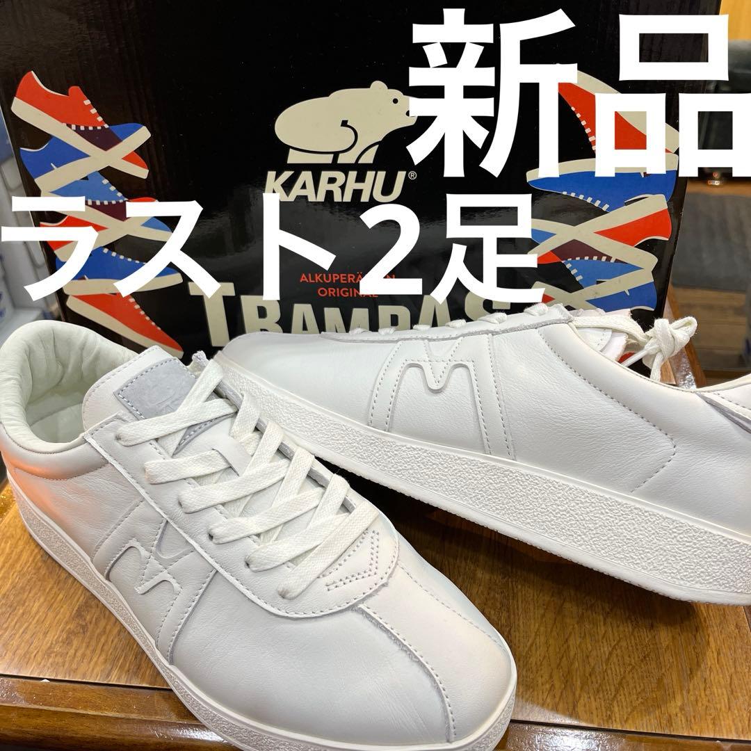 D*r様 カルフ809035トランパス.白レザー.US10.新品.定価¥1980