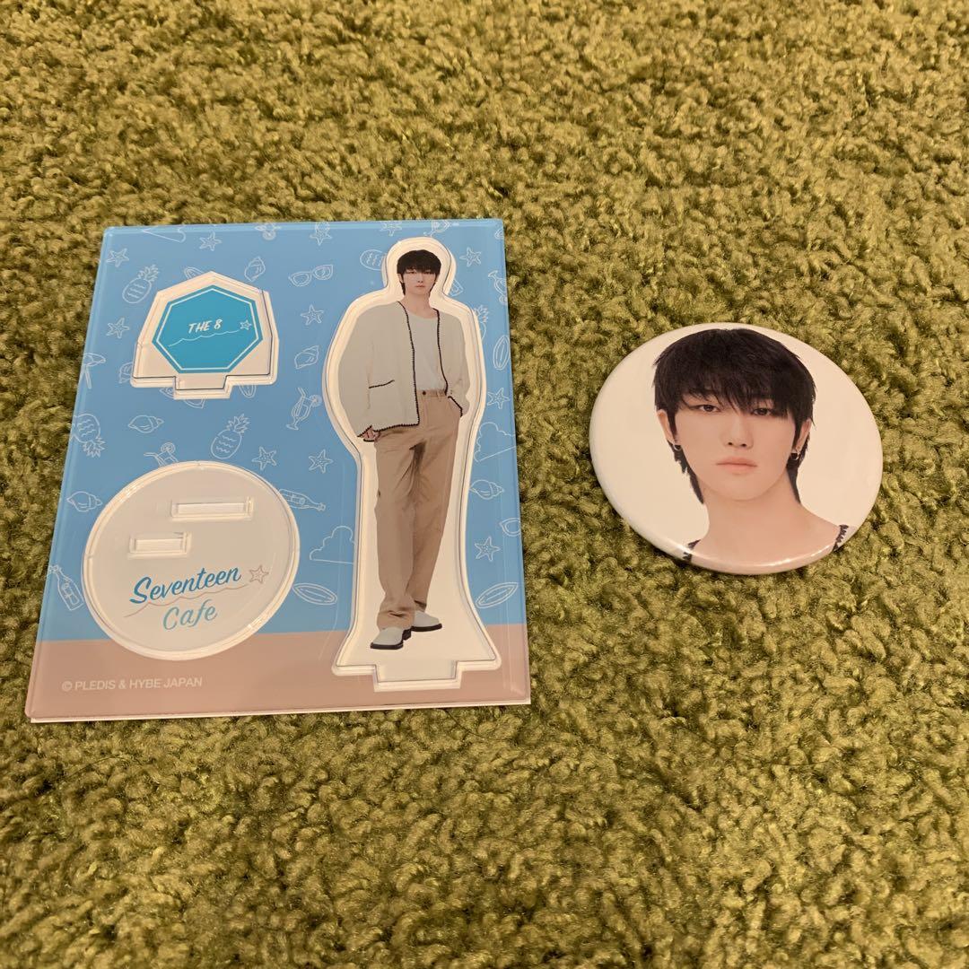 SEVENTEEN カフェ the8 アクスタ 缶バッチ-