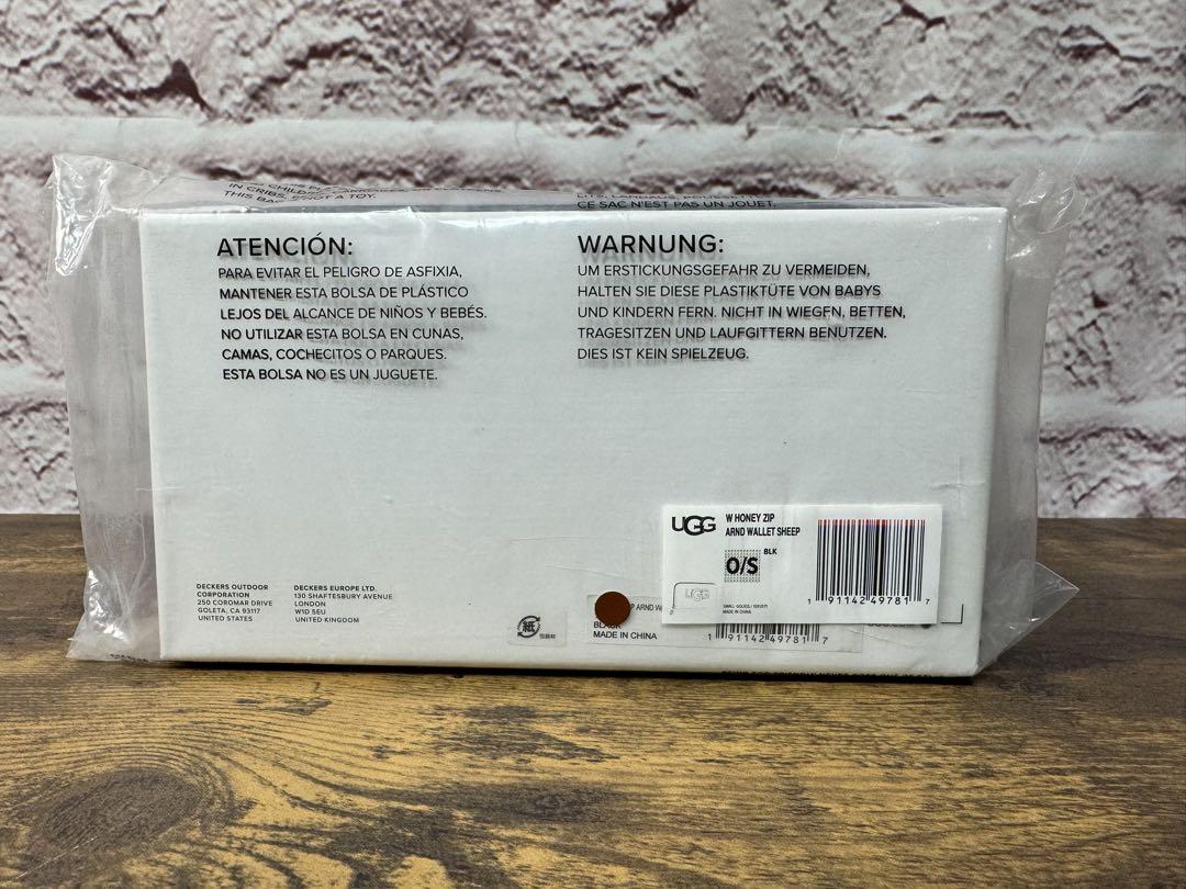 新品未使用】UGG アグ 長財布 ムートン ラウンドファスナー 正規品☆