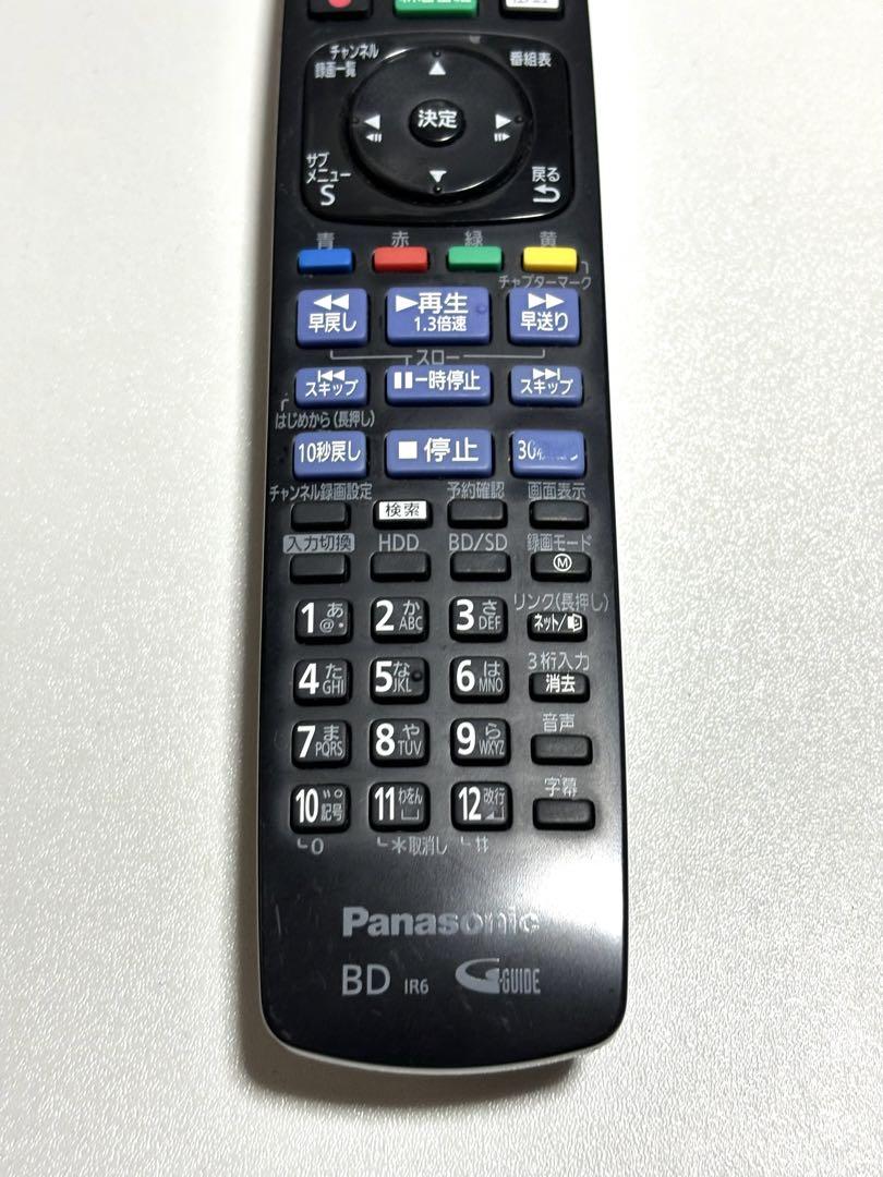 Panasonic BD用リモコン N2QBYB000041 動作品 - テレビ安い