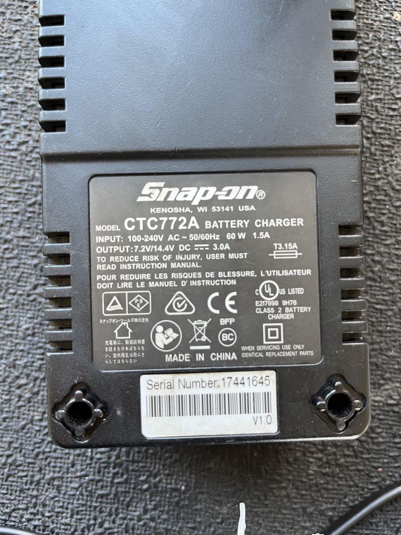 スナップオン　充電器