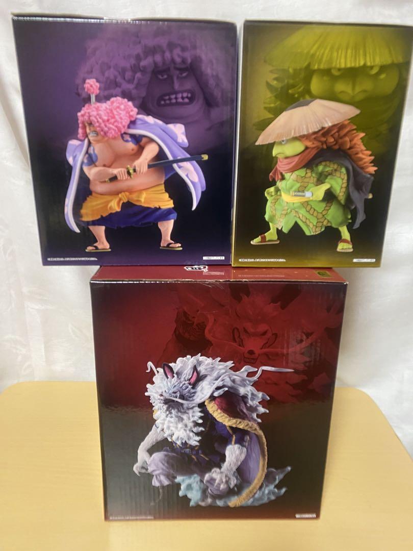 ワンピース1番くじ赤鞘九人男フィギュア3点まとめ売りビジュアル