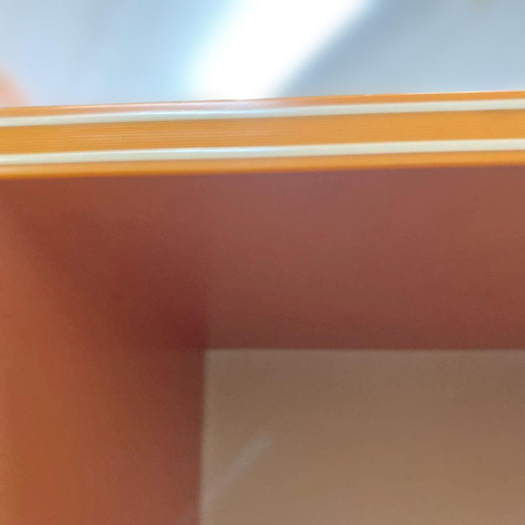 【レトロポップ ✨オレンジ2段引き出し付棚 】当時物 昭和レトロ　カラーボックス レトロポップ ✨オレンジ2段引き出し付棚 】当時物 昭和レトロ