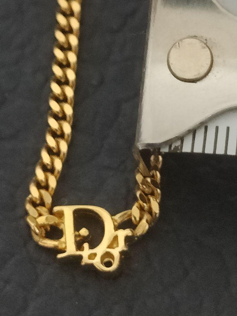 最旬トレンドパンツ クリスチャンディオール ロゴネックレス Dior ゴールド 喜平 アクセサリー
