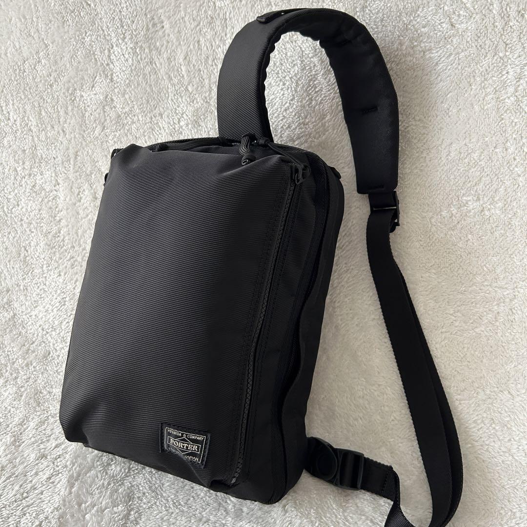 最終価格 未使用級 現行ポーター ユニット スリングショルダーバッグ ボディ 画像4