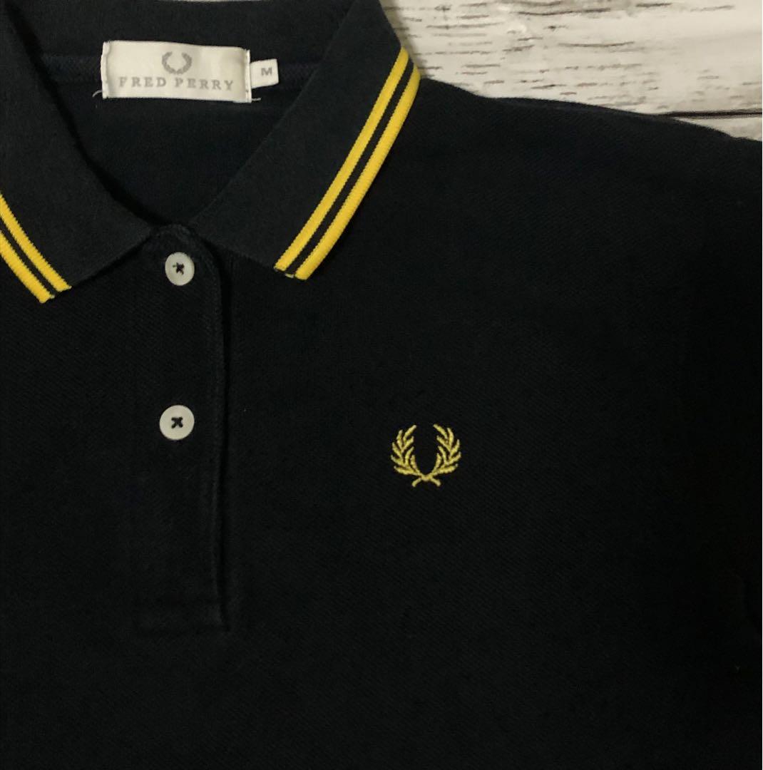 FRED PERRY ポロシャツ レディースMサイズ 黒