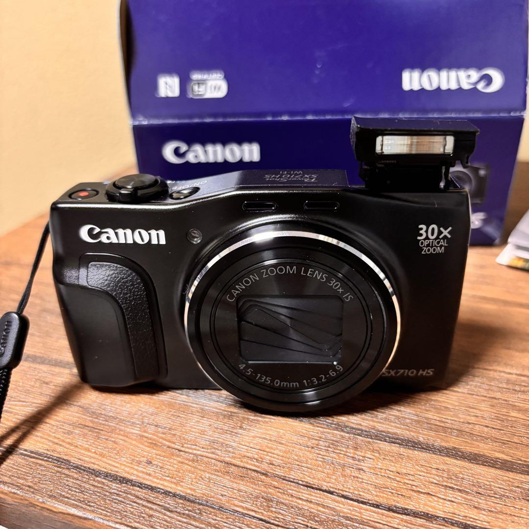 ［美品］Canon デジタルカメラ PowerShot SX710HS ブラック