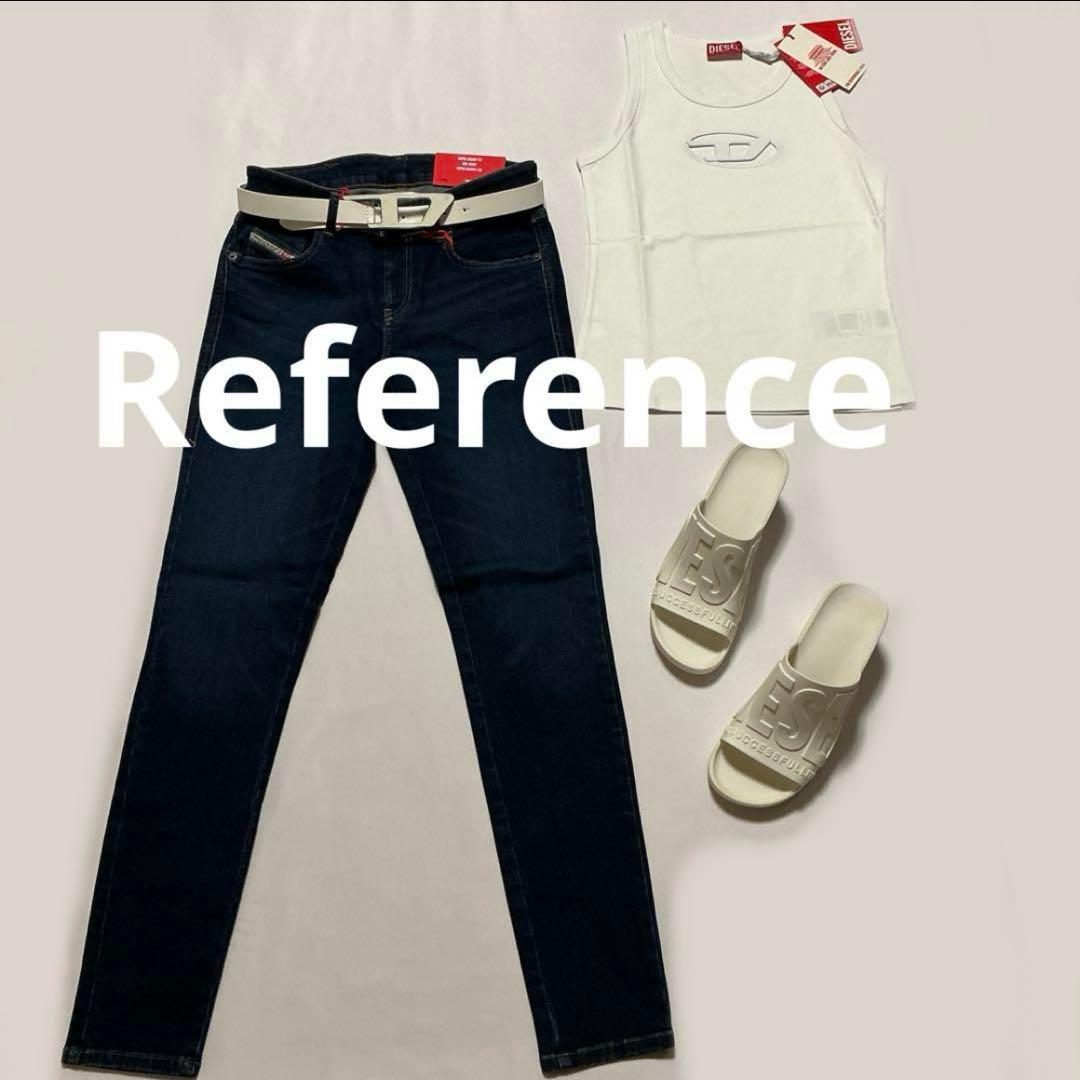 洗練された　DIESEL　SA-PAMELA H　ホワイト　23cm