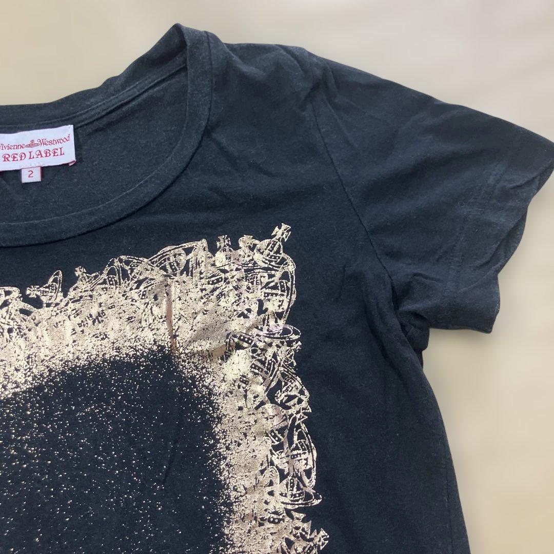ヴィヴィアンウエストウッド　半袖Tシャツ　額縁　オーブ Vivienne Westwood RED LABEL ヴィヴィアンウエストウッドレッド