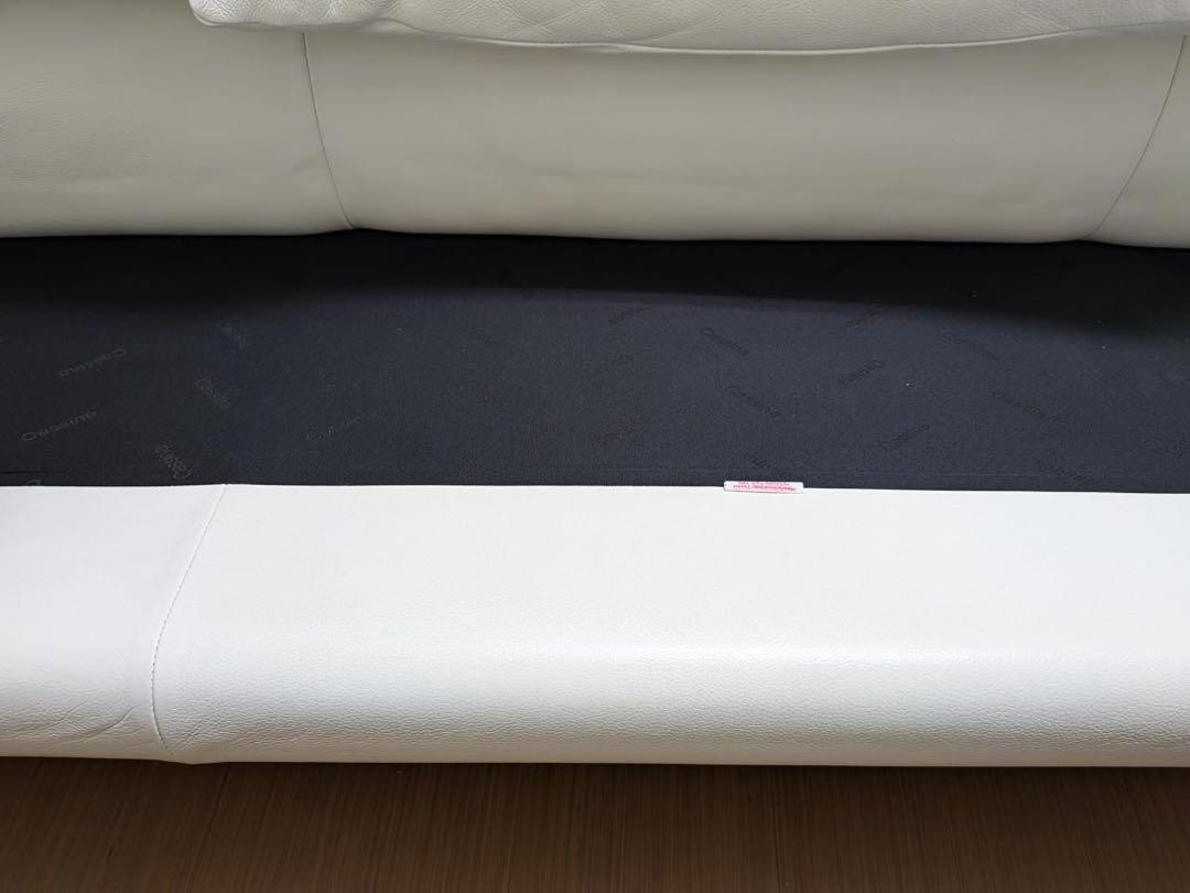 カッシーナ　マラルンガ　ホワイト レザー 3人掛けソファCassina
