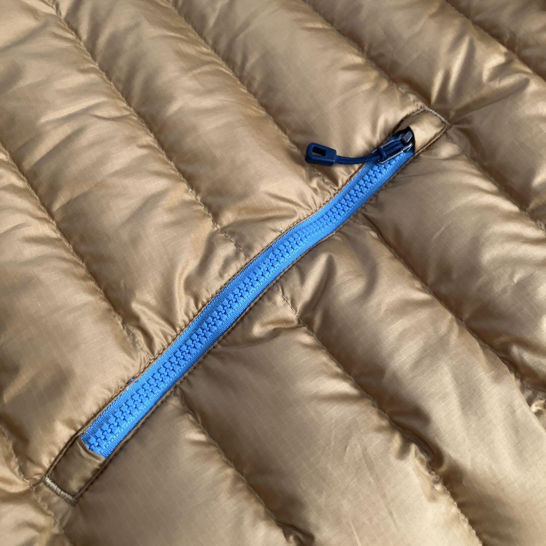 patagonia ダウンベスト ブラウン