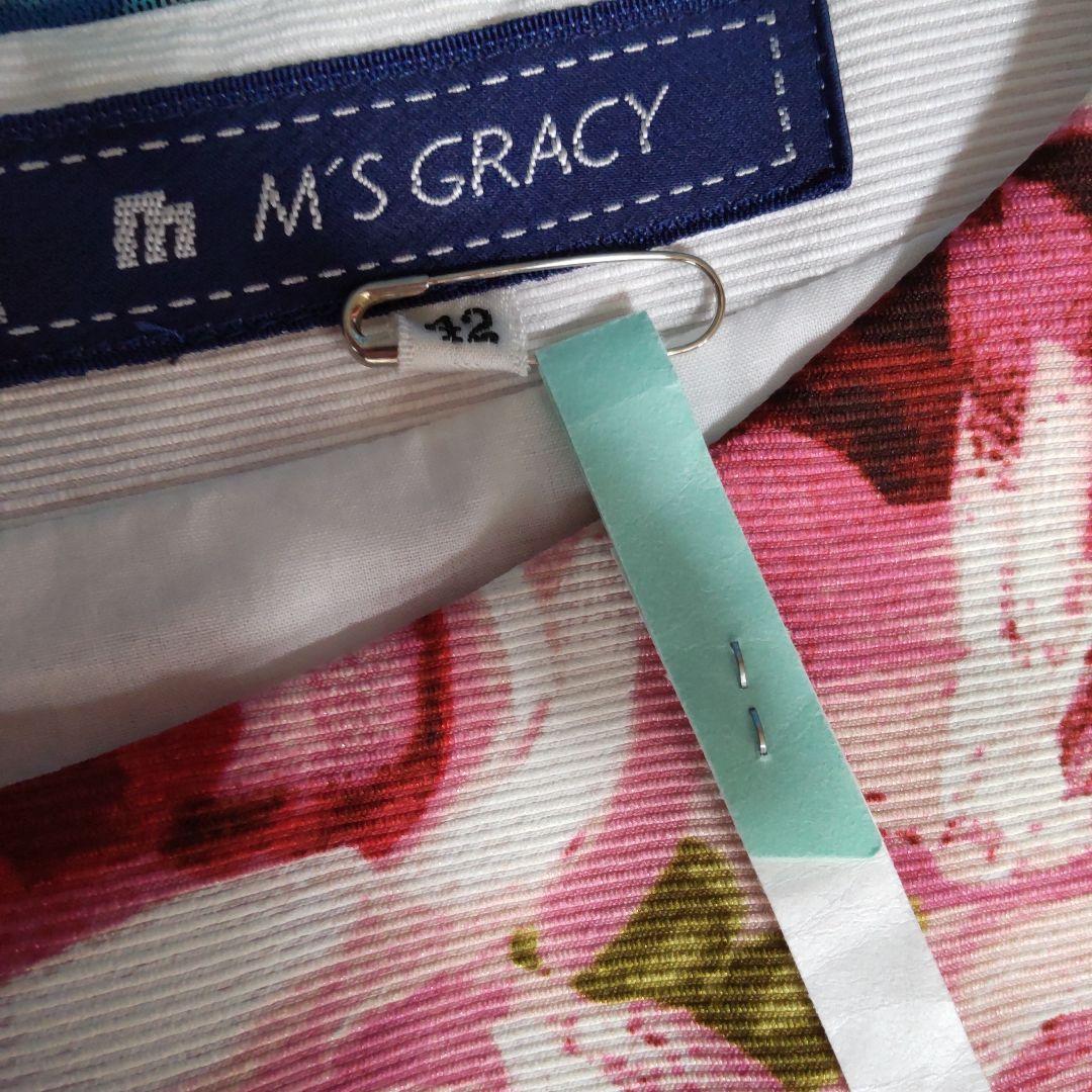 M'S GRACY ☆素敵な薔薇のプリントワンピース ☆42