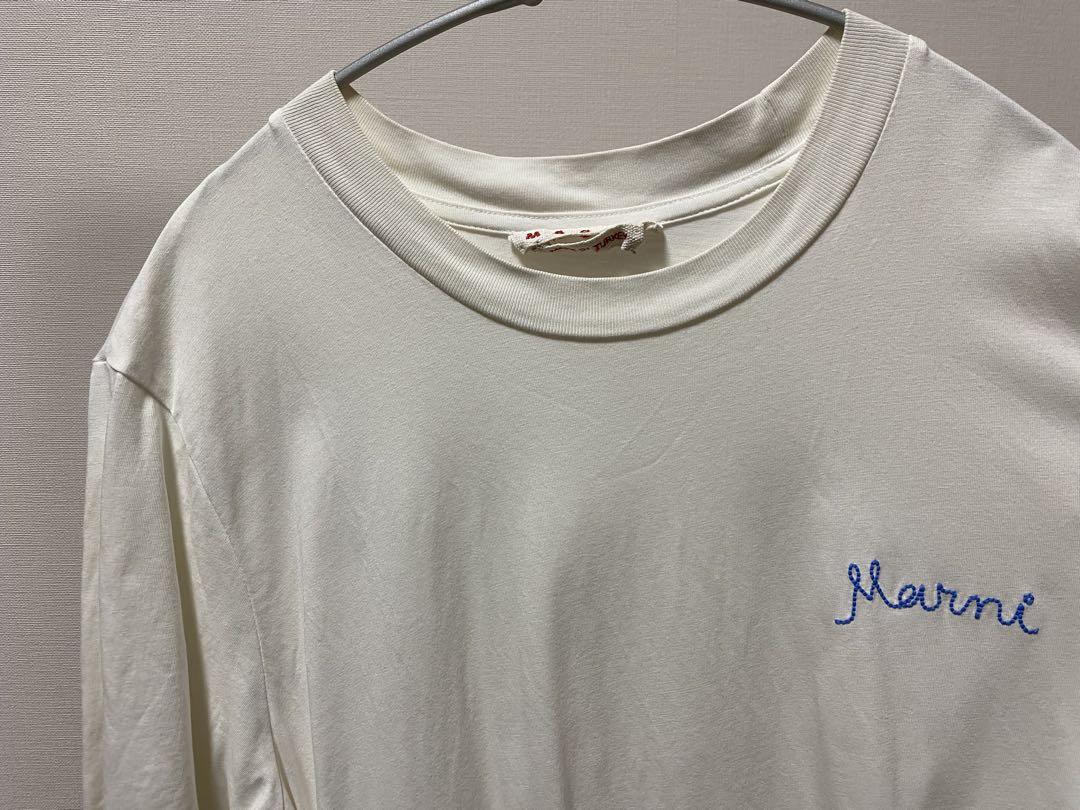 Marni ホワイト Tシャツ - メルカリ