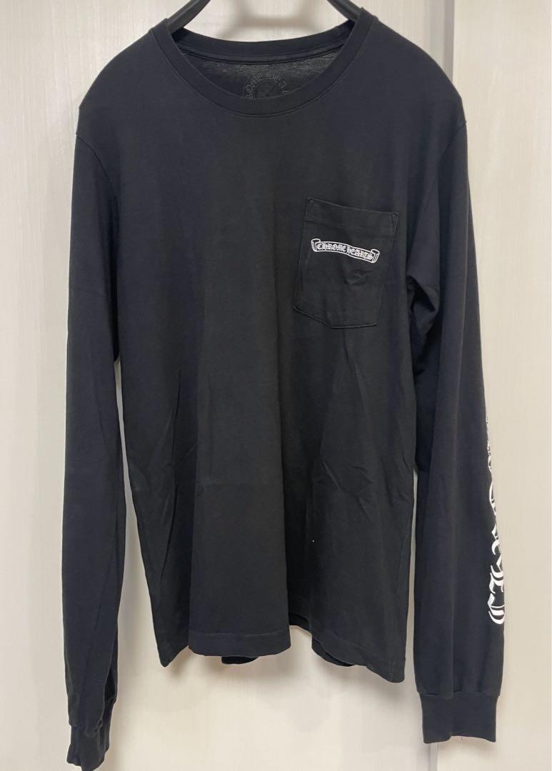 CHROME HEARTS ロンT スクロールラベル