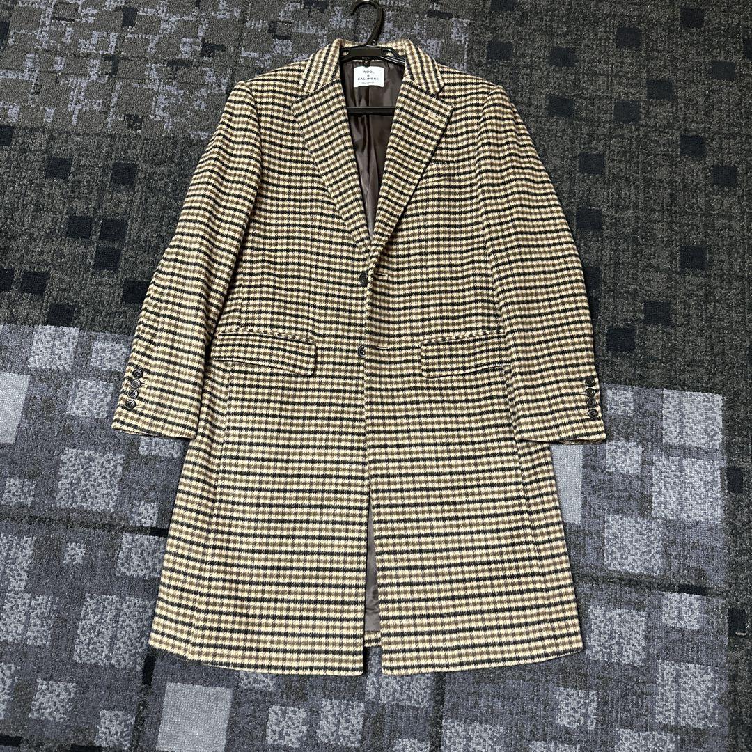 【美品】URBAN RESEARCH チェスターコート カシミヤ入り
