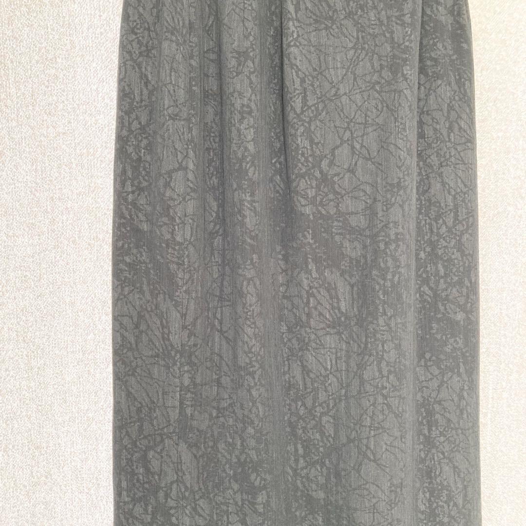 美品✦HIROKO KOSHINO ロングタイトスカート M グレー 日本製 美品✦HIROKO KOSHINO ロングタイトスカート M グレー 日本製