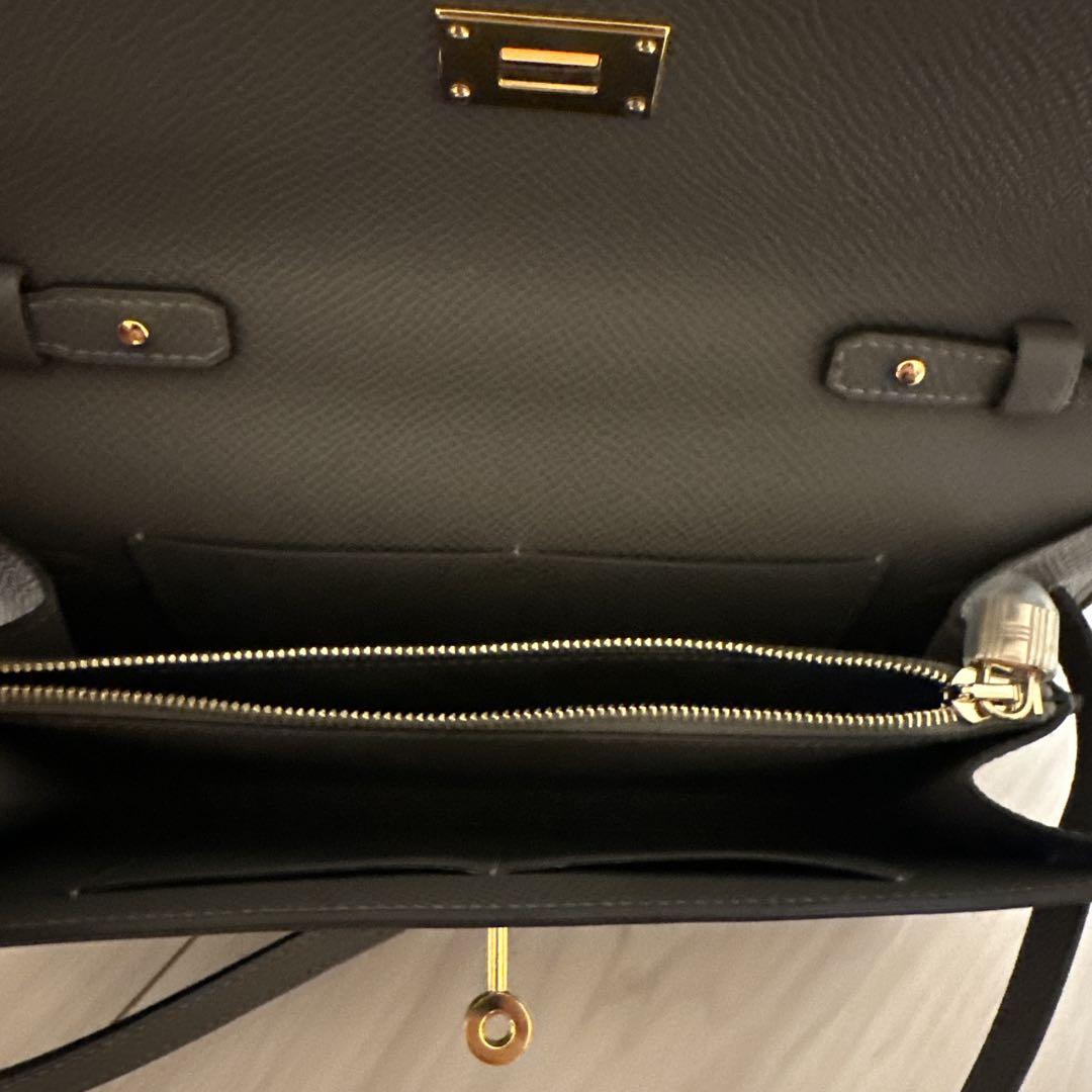【最新刻印】HERMES ケリートゥーゴー ショルダーバッグ　グリミスティ