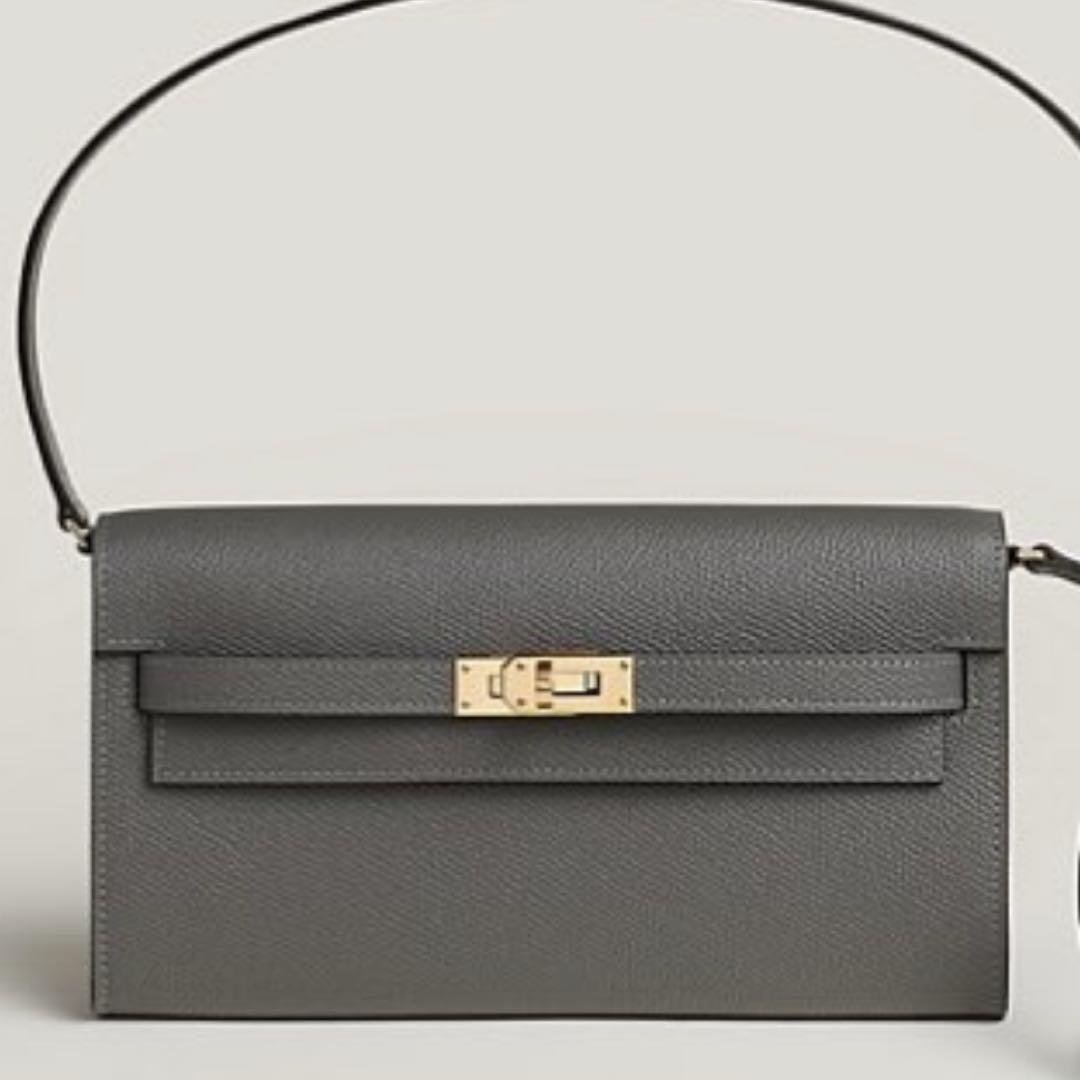 【最新刻印】HERMES ケリートゥーゴー ショルダーバッグ　グリミスティ