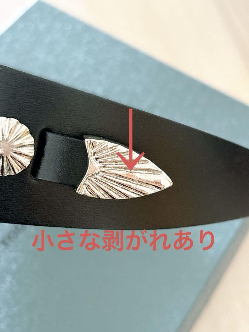 TOGA ARCHIVES LEATHER HEADBAND 2 カチューシャ