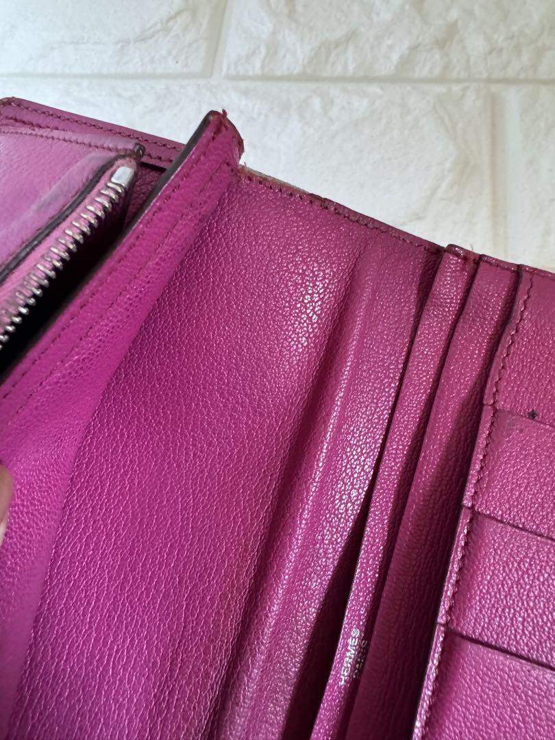 HERMES べアン リザード長財布