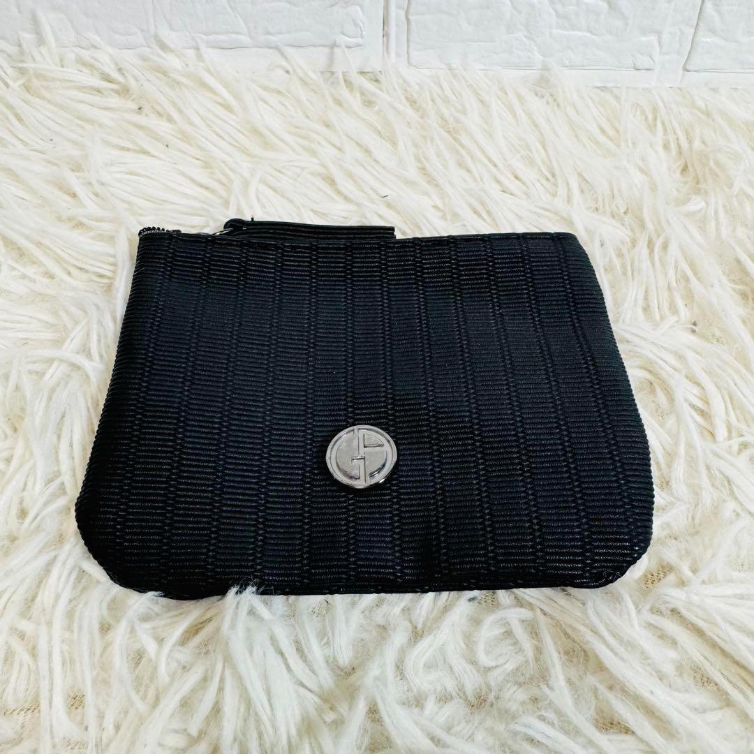 GIORGIO ARMANI ジョルジオアルマーニ 小銭入れ コインケース 黒