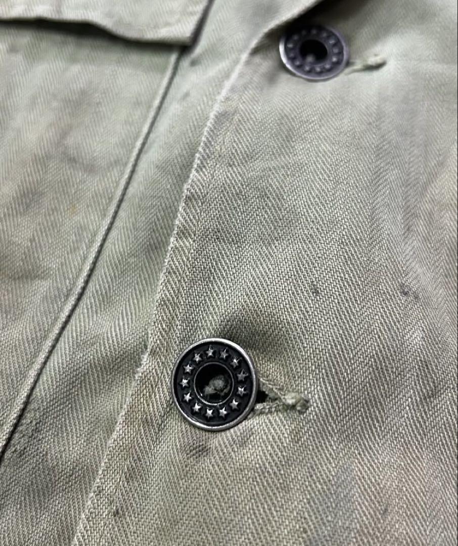 ジャケット・アウター 40's USARMY M-43 HBT Jacket Donut Button
