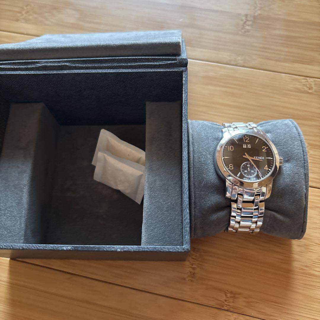 【稼働品】FENDI 2100G メンズ 腕時計(箱付)