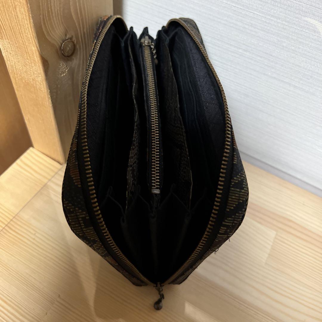 ハンドメイド 大島紬 財布 通帳入れ