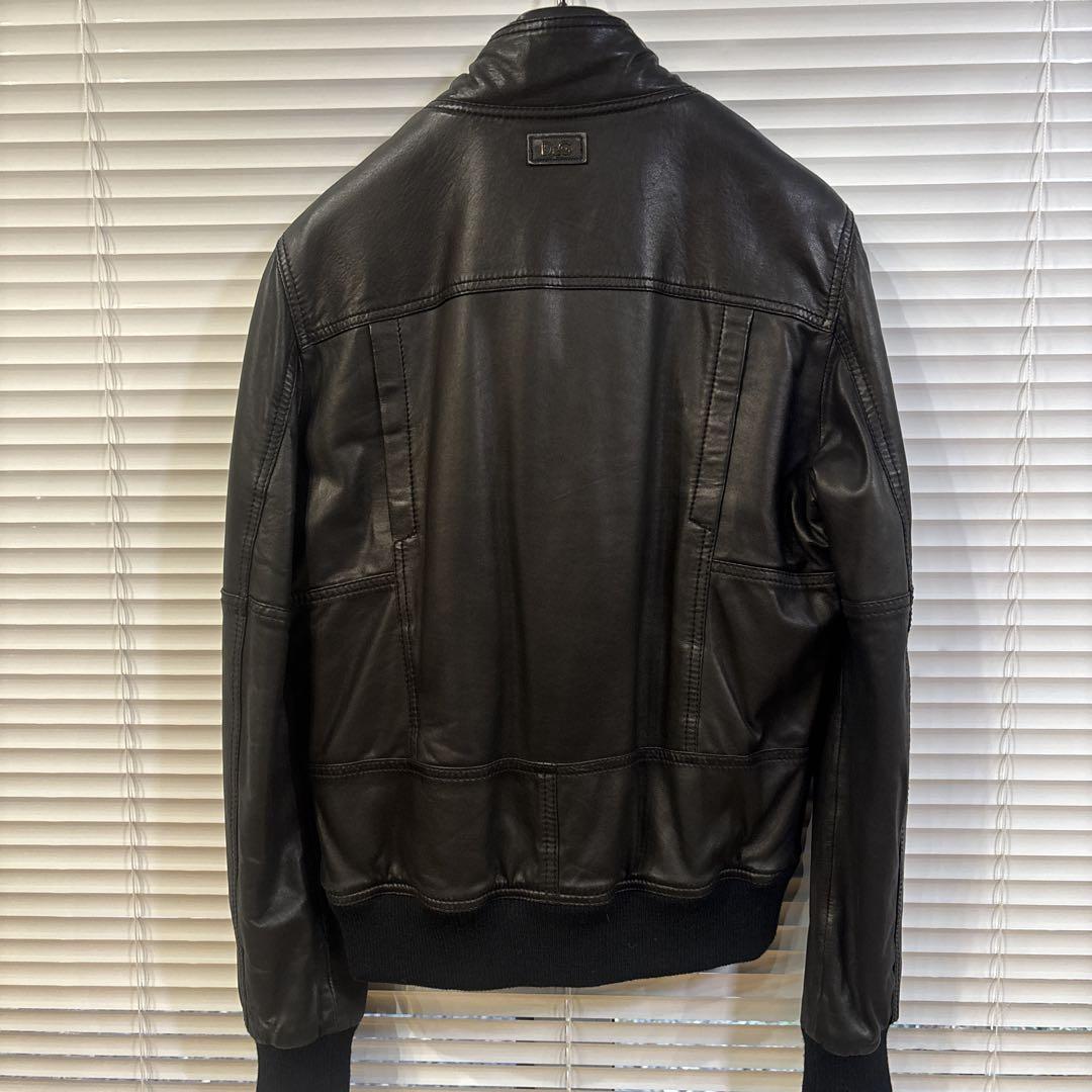 DOLCE &GABBANA ドルチェ&ガッバーナ　レザージャケット ４８　Ｍ