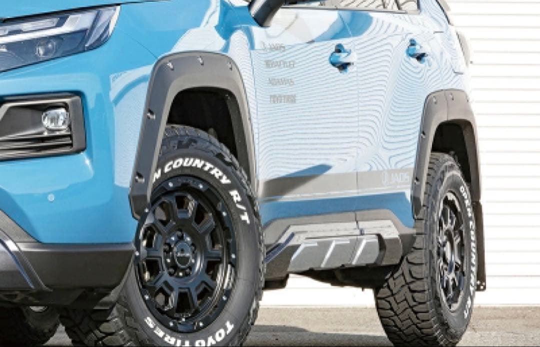 RAV4 JAOS フェンダーガーニッシュ type-X アドベンチャー 塗装品