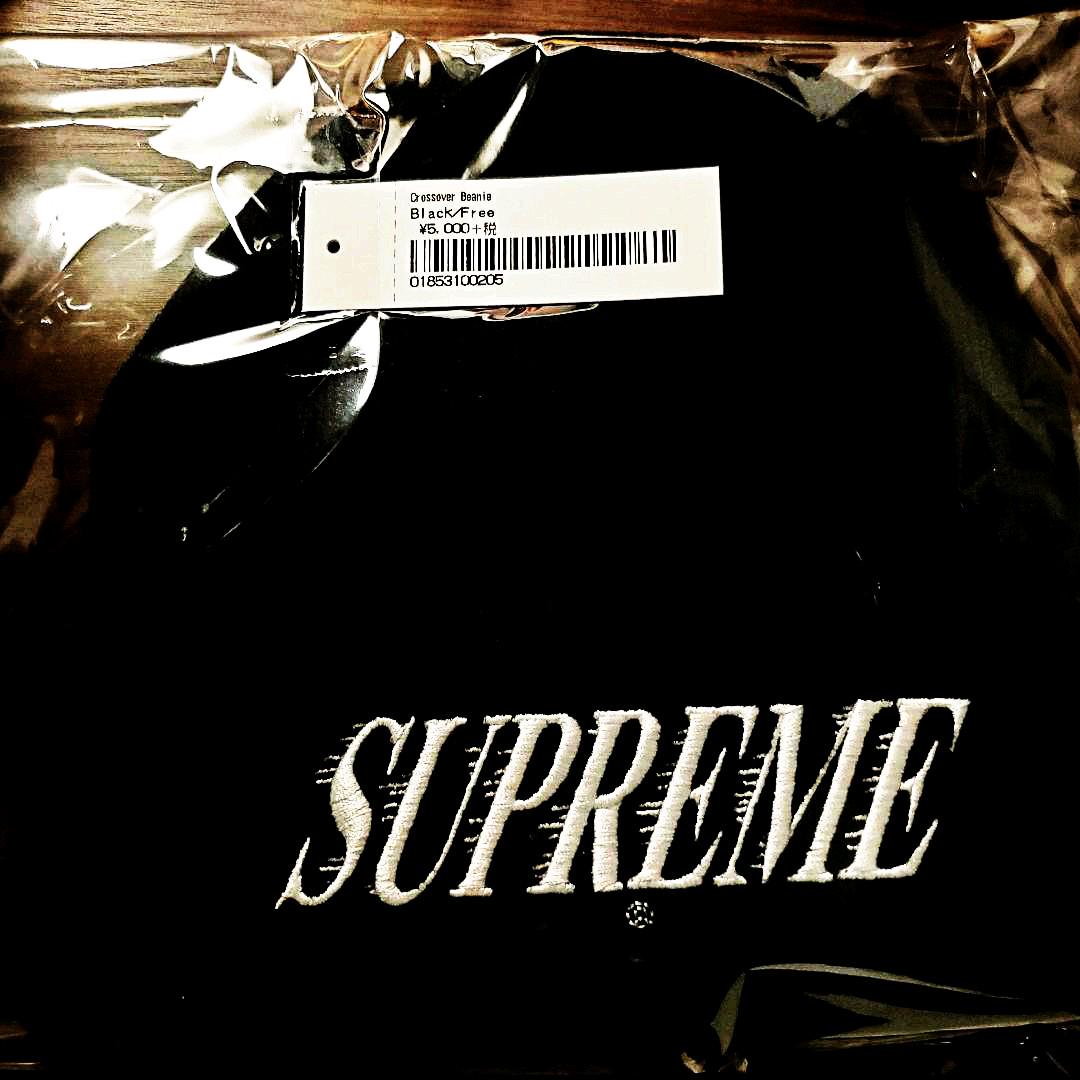Supreme crossover beanie 20ss ビーニー　ブラック