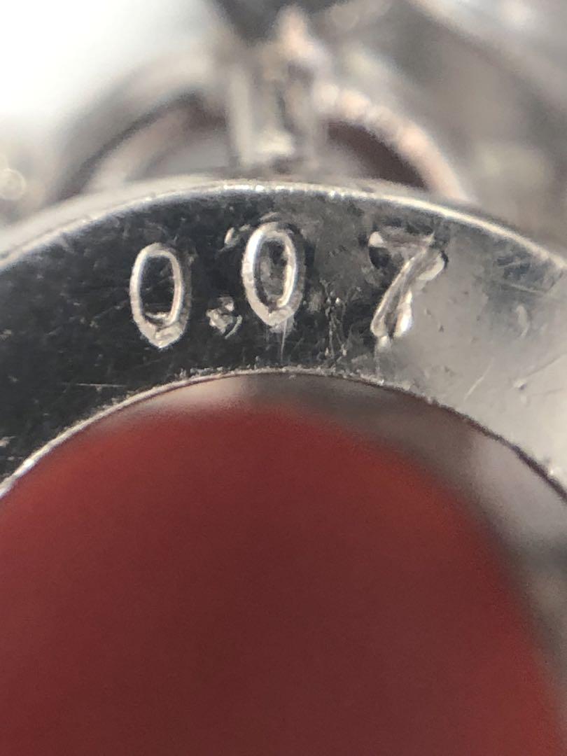 pt900 ダイヤ トップ 珊瑚