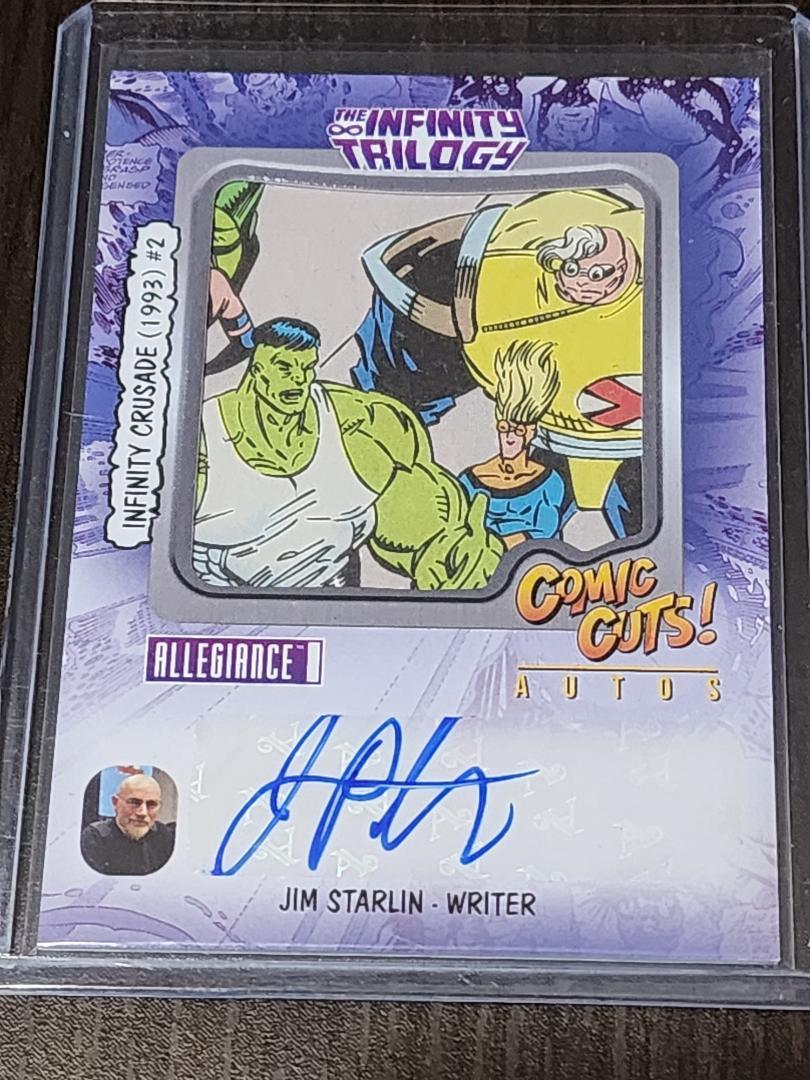 Infinity Trilogy Comic Cuts Autos サインカード