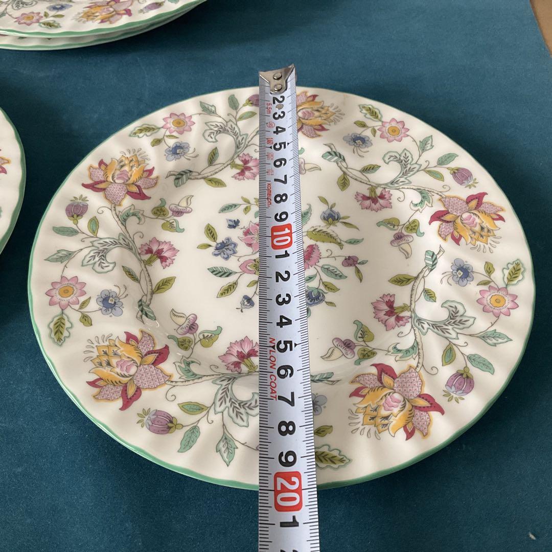 ミントン HADDON HALL 花柄皿 6枚セット MINTON - ミントン ハドンホールプレート ケーキ皿パン皿として