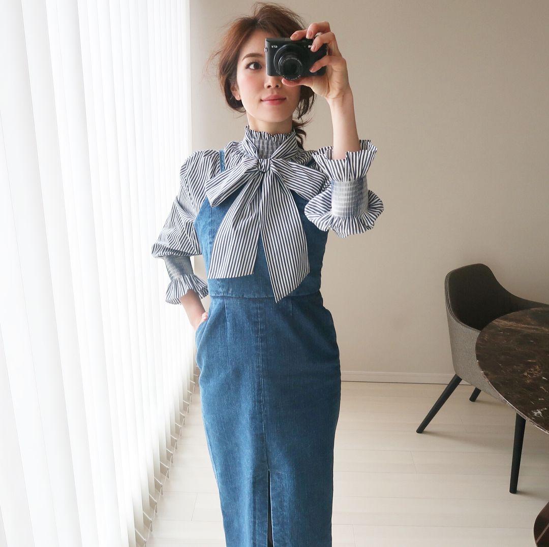 メルカリ 新品タグ付き Sinme デニムキャミワンピース ロングワンピース 29 990 中古や未使用のフリマ