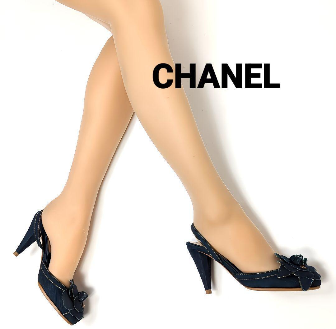 CHANEL カメリア サンダル サイズ36（23cm）
