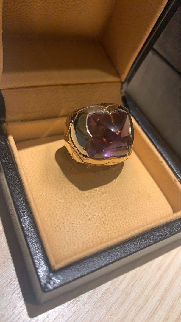 【18金】BVLGARI ピラミデリング10号