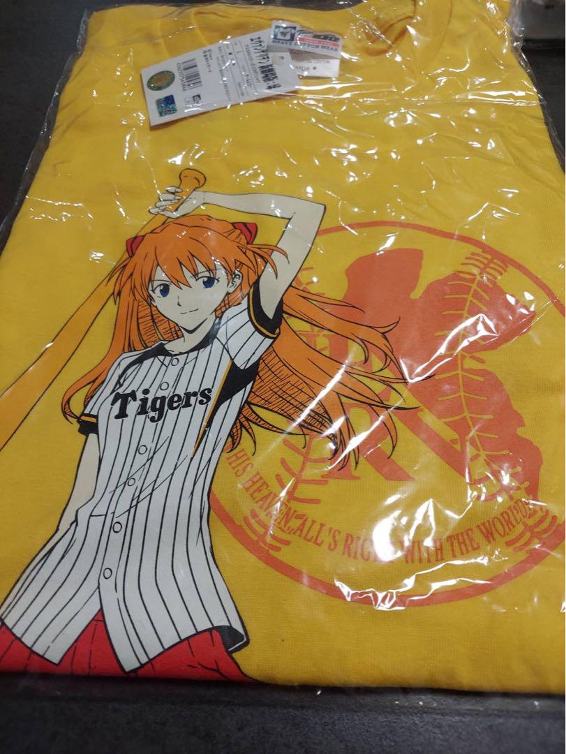 【激レア】エヴァンゲリオン アスカ 阪神タイガース コラボ Tシャツ 訳あり
