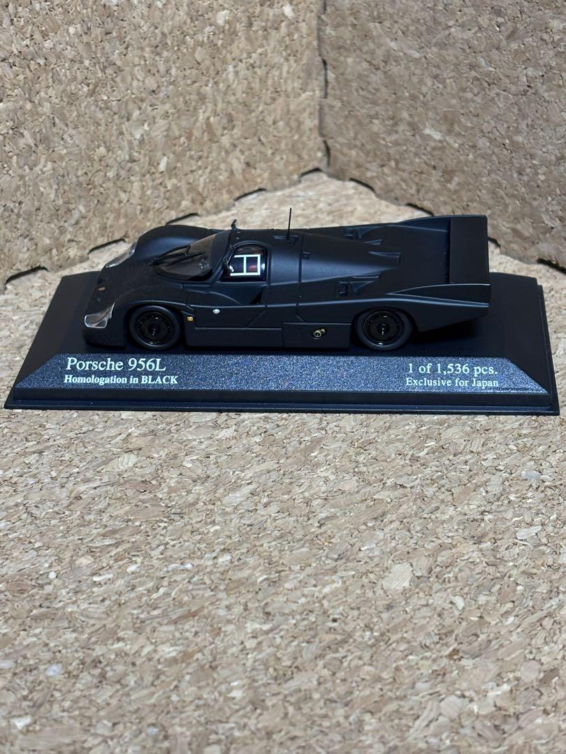 ミニカー Porsche 956L Homologation in BLACK