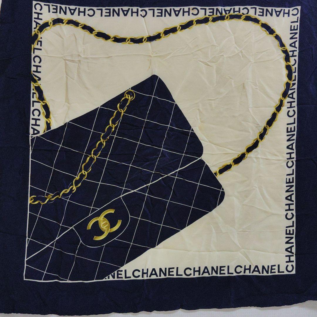 ✿正規CHANELシャネル マトラッセ柄シルク100大判スカーフ✿