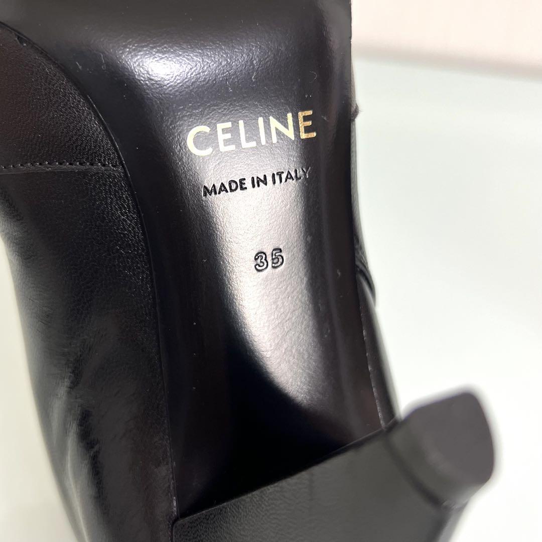 『未使用級』CELINE セリーヌ レザー アンクルブーツ 19SS ブラック