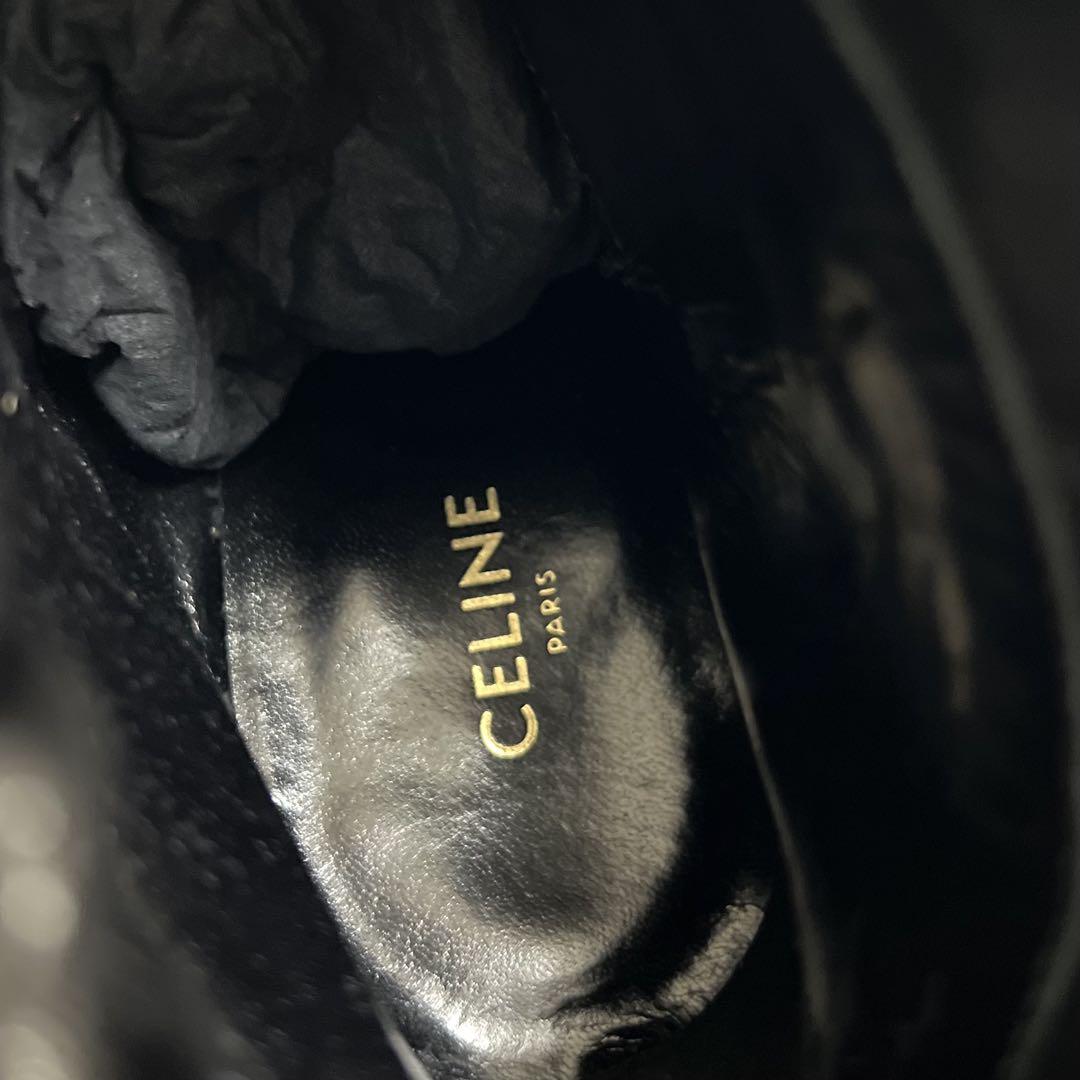『未使用級』CELINE セリーヌ レザー アンクルブーツ 19SS ブラック