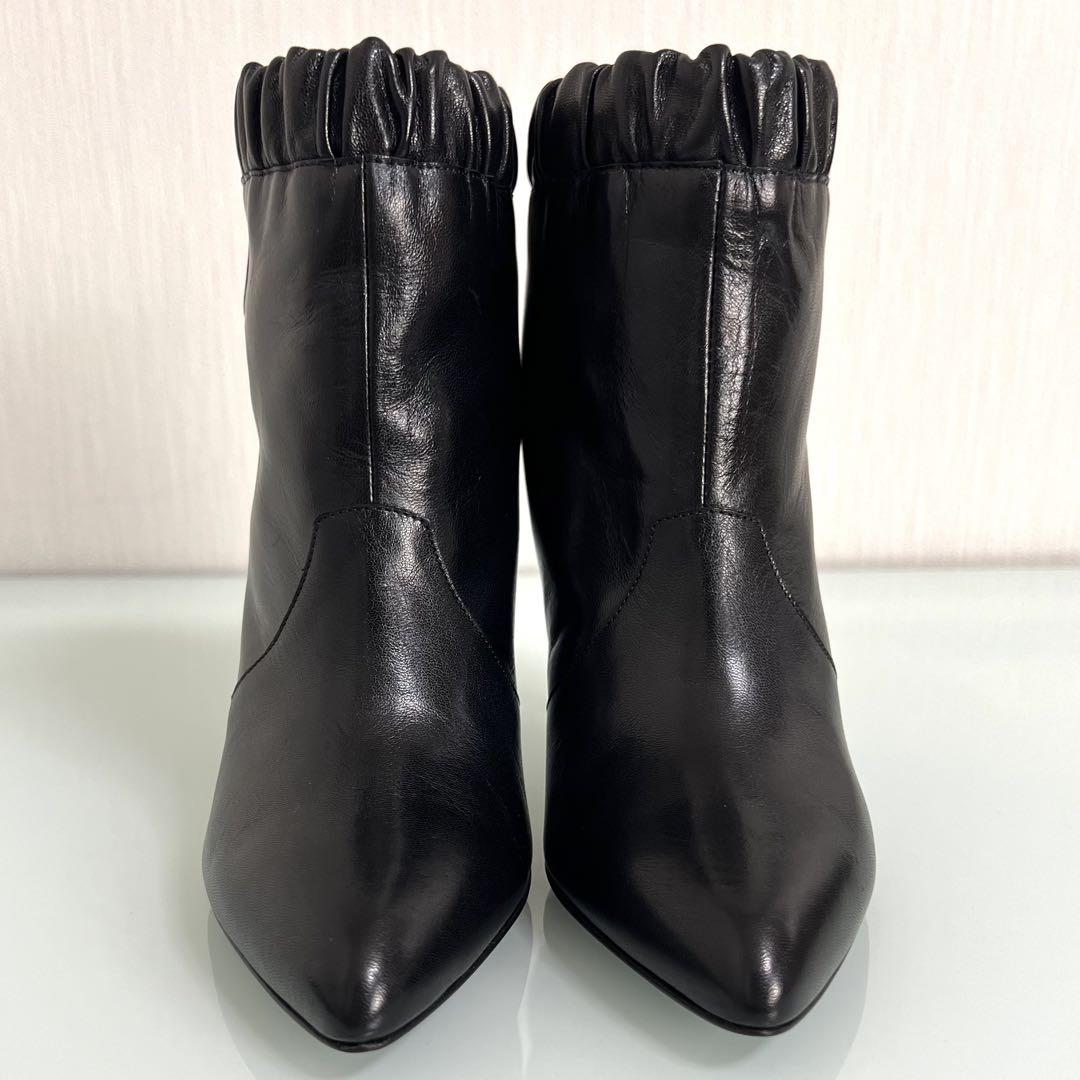 『未使用級』CELINE セリーヌ レザー アンクルブーツ 19SS ブラック