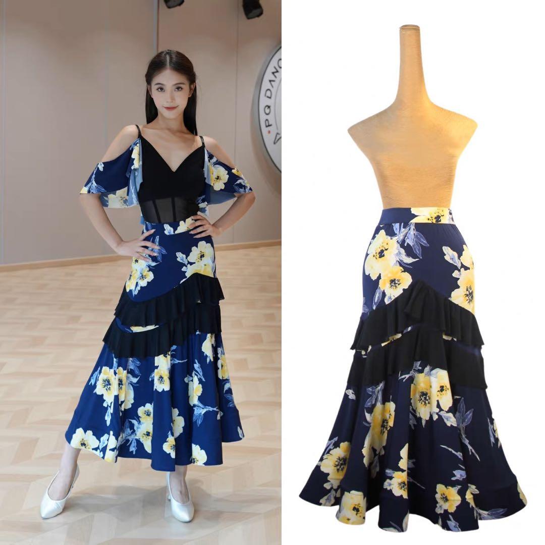 社交ダンス衣装 ダンスドレス ダンススカート ダンスウェア