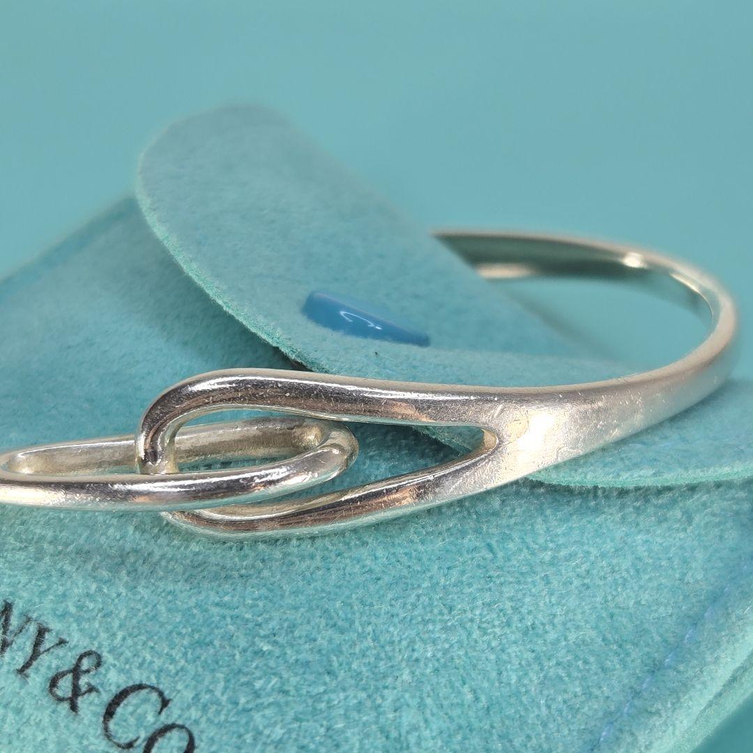 Tiffany & Co. ダブルループ ノット シルバー バングルブレスレット