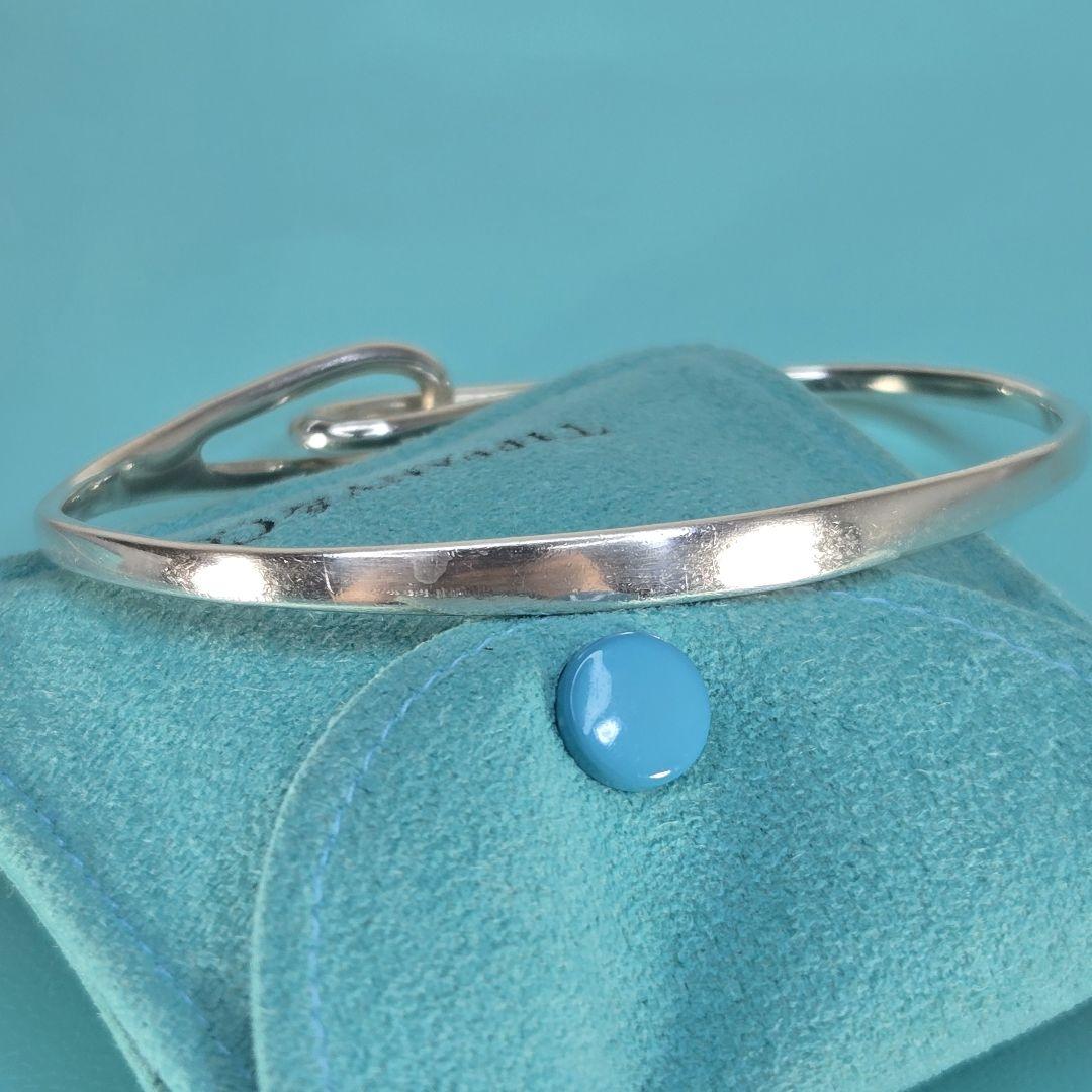 Tiffany & Co. ダブルループ ノット シルバー バングルブレスレット