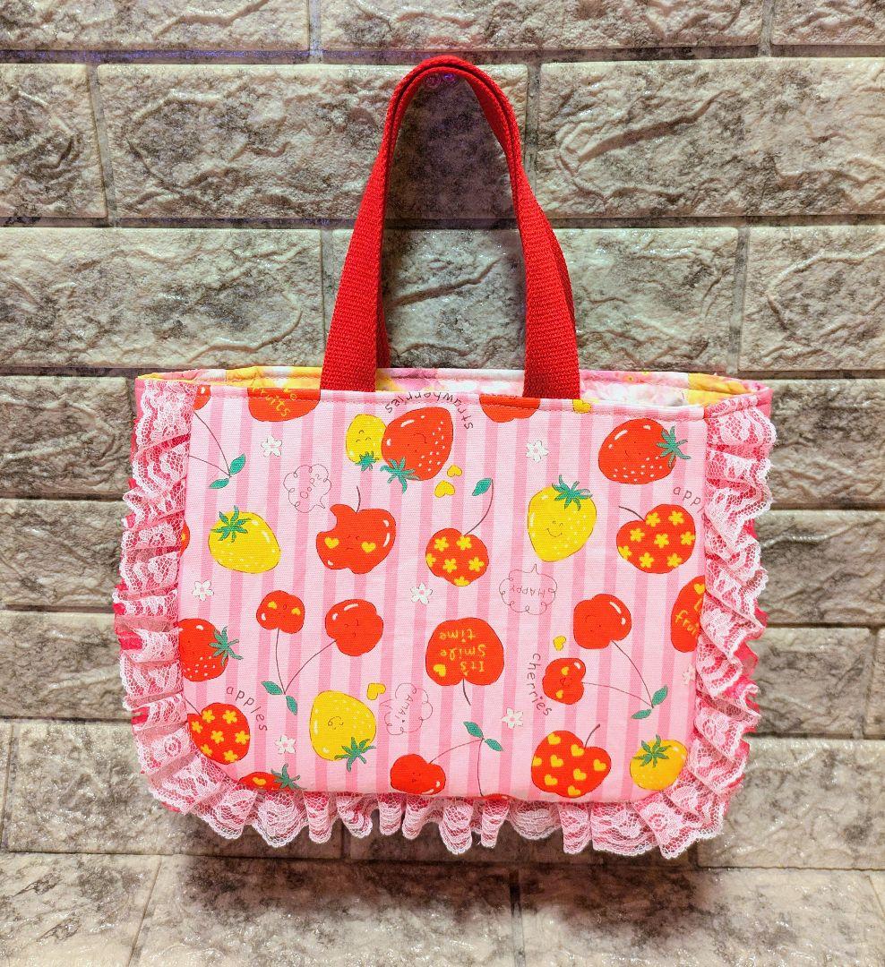 フ*ー様 コヤンイサムチョン いちごいっぱいトートバッグ