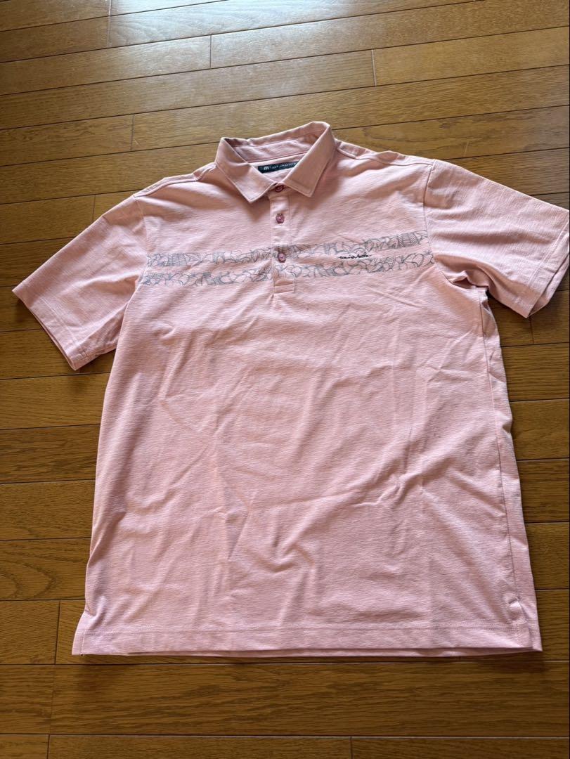 トラヴィスマシュー　ピンク ポロシャツ　XL